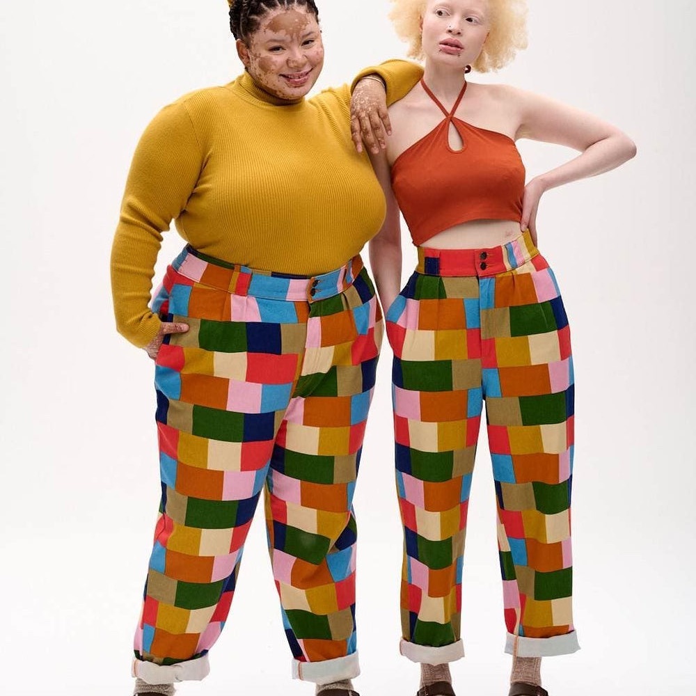 Lucy & Yak L.E. Addison Jeans Willow in Patchwork